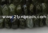 CNG1186 15.5 inches 6*14mm - 8*14mm nuggets labradorite beads