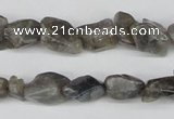 CNG12 15.5 inches 8*14mm nuggets labradorite gemstone beads