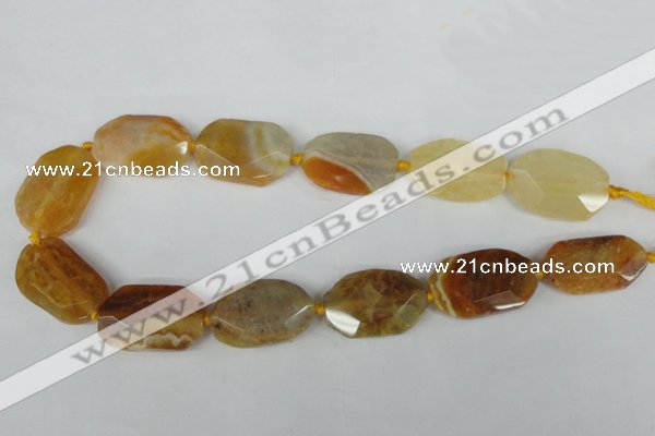 CNG1200 15.5 inches 20*30mm - 25*35mm freeform agate beads