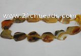 CNG1201 15.5 inches 20*30mm - 25*35mm freeform agate beads