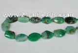 CNG1204 15.5 inches 20*30mm - 25*35mm freeform agate beads