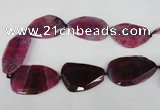 CNG1212 15.5 inches 30*45mm - 40*50mm freeform agate beads