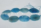 CNG1214 15.5 inches 25*40mm - 30*45mm freeform agate beads