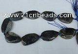 CNG1219 15.5 inches 25*30mm - 30*45mm freeform agate beads