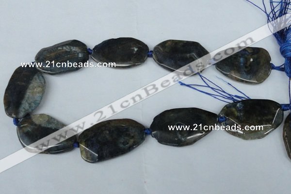 CNG1219 15.5 inches 25*30mm - 30*45mm freeform agate beads