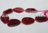 CNG1220 15.5 inches 30*45mm - 40*55mm freeform agate beads