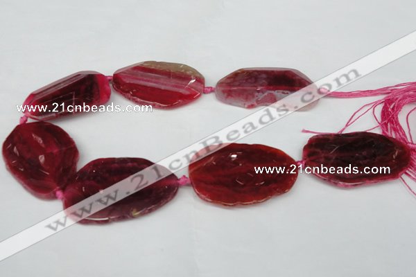 CNG1220 15.5 inches 30*45mm - 40*55mm freeform agate beads