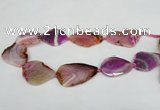 CNG1230 15.5 inches 25*35mm - 30*50mm freeform agate beads