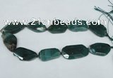 CNG1233 15.5 inches 20*35mm - 35*45mm freeform agate beads