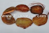 CNG1237 15.5 inches 40*50mm - 55*65mm freeform agate beads