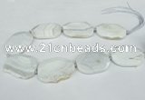 CNG1242 15.5 inches 30*40mm - 40*50mm freeform agate beads