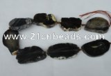 CNG1248 15.5 inches 30*40mm - 40*50mm freeform agate beads