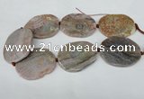 CNG1256 15.5 inches 40*50mm - 45*55mm freeform agate beads