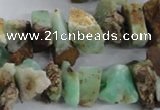 CNG1316 15.5 inches 12*16mm - 15*20mm nuggets australia chrysoprase beads