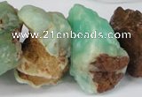 CNG1317 10*20mm – 20*40mm nuggets australia chrysoprase beads