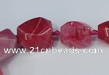 CNG1356 15.5 inches 8*10mm - 20*25mm faceted nuggets agate beads