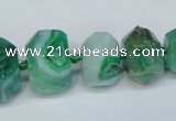 CNG1367 15.5 inches 8*12mm - 22*30mm faceted nuggets agate beads