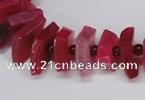 CNG1401 15.5 inches 10*15mm - 12*22mm nuggets agate gemstone beads