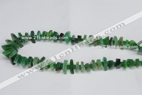 CNG1402 15.5 inches 10*15mm - 12*22mm nuggets agate gemstone beads