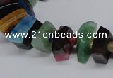 CNG1404 15.5 inches 10*15mm - 12*22mm nuggets agate gemstone beads