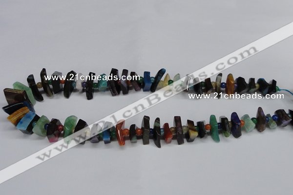 CNG1404 15.5 inches 10*15mm - 12*22mm nuggets agate gemstone beads