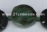 CNG1407 15.5 inches 20*25mm - 30*35mm faceted freeform agate beads