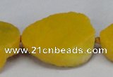 CNG1419 15.5 inches 25*35mm - 30*40mm freeform agate beads