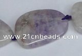 CNG1427 15.5 inches 20*30mm - 35*45mm freeform lavender amethyst beads