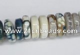 CNG1444 15.5 inches 6*15mm - 8*15mm nuggets agate gemstone beads