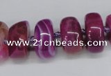 CNG1448 15.5 inches 10*14mm - 12*20mm nuggets agate gemstone beads