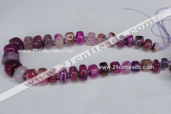 CNG1448 15.5 inches 10*14mm - 12*20mm nuggets agate gemstone beads