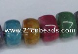 CNG1451 15.5 inches 10*18mm nuggets agate gemstone beads