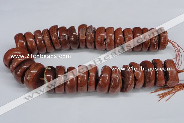 CNG1462 15.5 inches 11*30mm - 13*30mm nuggets agate gemstone beads