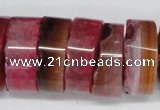 CNG1474 15.5 inches 10*25mm - 14*25mm nuggets agate gemstone beads