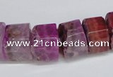 CNG1476 15.5 inches 8*15mm - 12*15mm nuggets agate gemstone beads