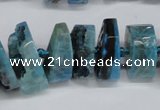 CNG1485 15.5 inches 10*15mm - 12*25mm nuggets agate gemstone beads