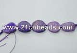 CNG1512 8 inches 20*30mm - 25*35mm freeform agate beads