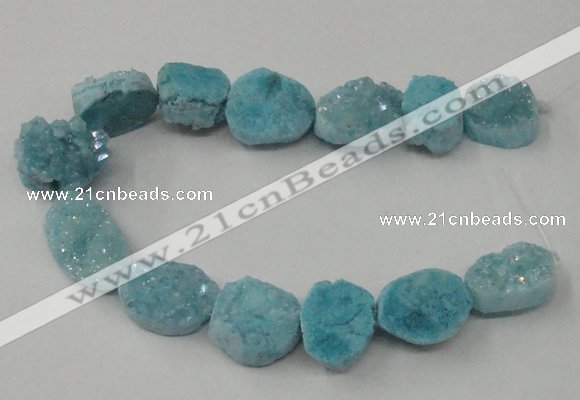 CNG1520 8 inches 12*16mm - 15*22mm freeform agate beads