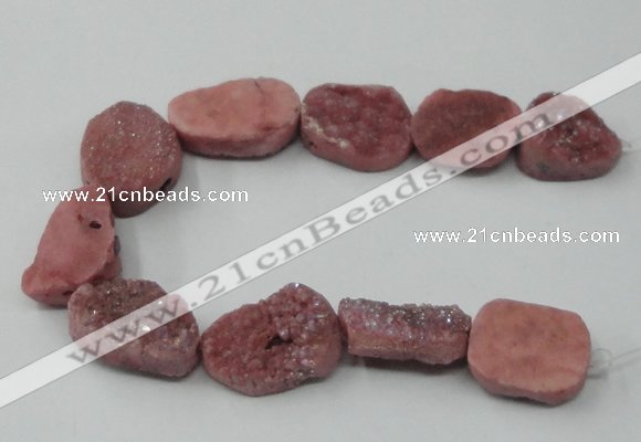 CNG1525 8 inches 15*20mm - 25*30mm freeform agate beads