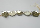 CNG1528 8 inches 22*30mm - 25*35mm freeform agate beads