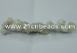 CNG1535 7.5 inches 10*14mm - 15*20mm nuggets plated druzy agate beads