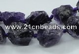 CNG1545 15.5 inches 10*14mm - 12*16mm nuggets amethyst beads