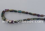 CNG1581 15.5 inches 10*15mm - 18*20mm nuggets plated quartz beads