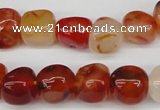 CNG16 15.5 inches 11*12mm nuggets agate gemstone beads