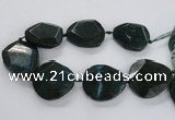 CNG1630 15.5 inches 40*45mm - 45*50mm faceted freeform agate beads