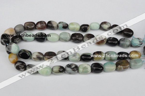 CNG17 15.5 inches 12*16mm nuggets amazonite gemstone beads