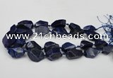 CNG1716 15.5 inches 15*20mm - 20*30mm nuggets lapis lzuli beads