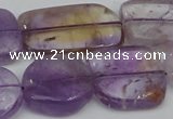 CNG1724 15.5 inches 18*25mm - 20*30mm freeform ametrine beads