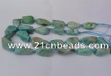 CNG1728 15.5 inches 15*20mm - 20*30mm nuggets amazonite beads