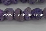 CNG2012 15.5 inches 8*10mm - 10*14mm nuggets plated druzy agate beads